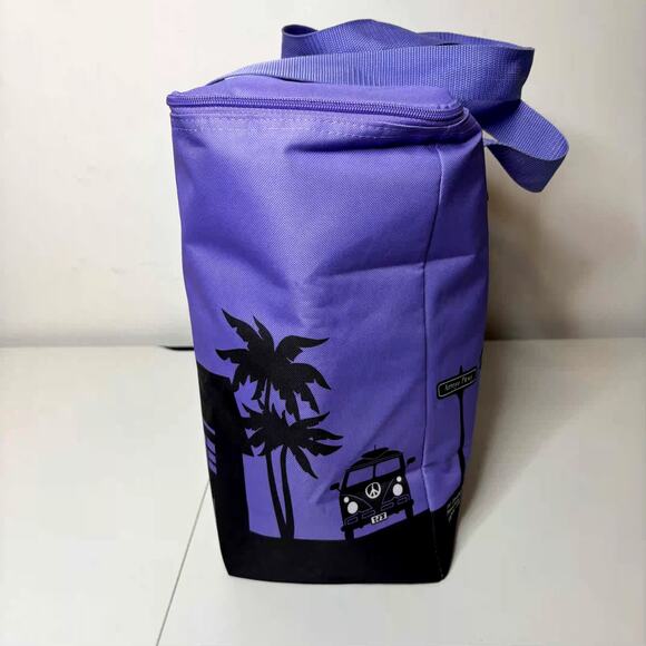 Set of 5 — Trader Joe’s Large Reusable Insulated Cooler Tote Bag Lavender Purple - Picture 6 of 16